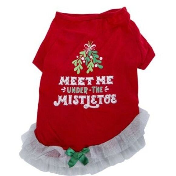 Holiday Christmas‎ Dog Pet Small Dress NWT - Picture 1 of 2